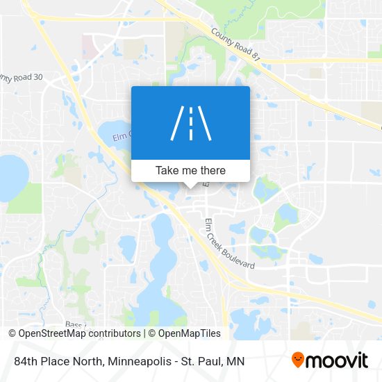 Mapa de 84th Place North