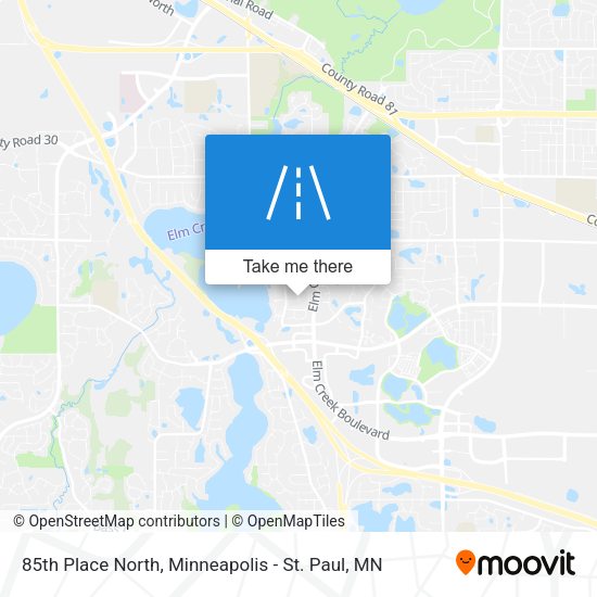 Mapa de 85th Place North