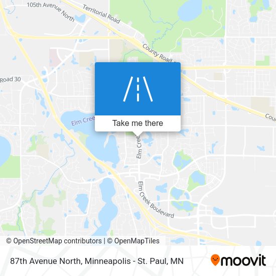 Mapa de 87th Avenue North