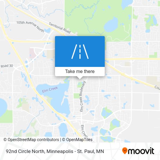 92nd Circle North map