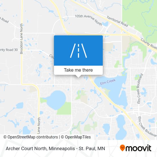 Archer Court North map