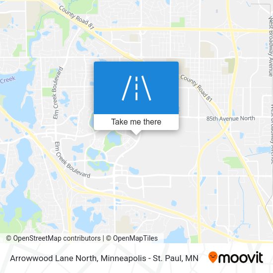 Mapa de Arrowwood Lane North
