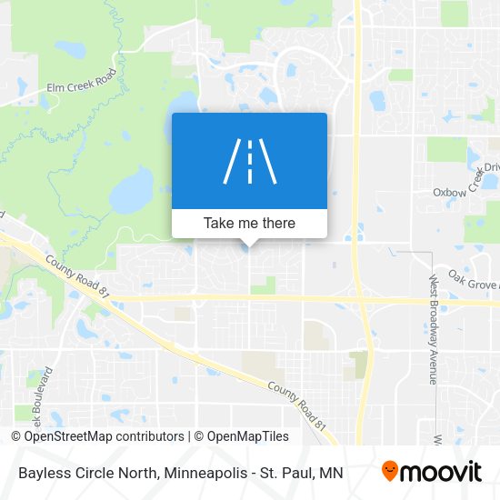 Bayless Circle North map