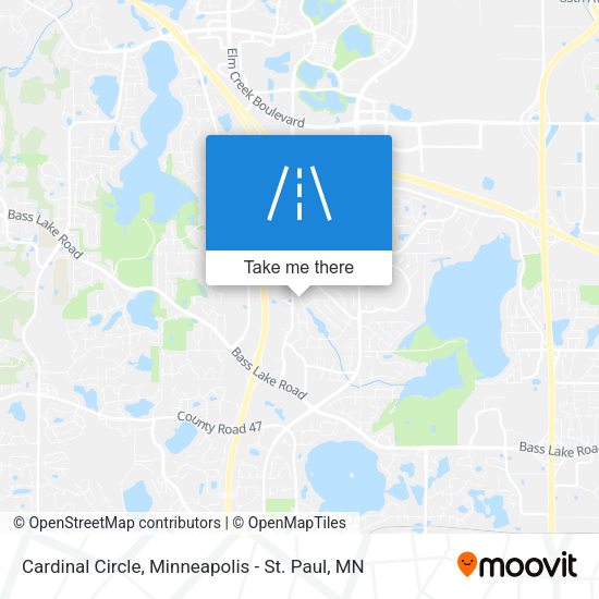 Cardinal Circle map
