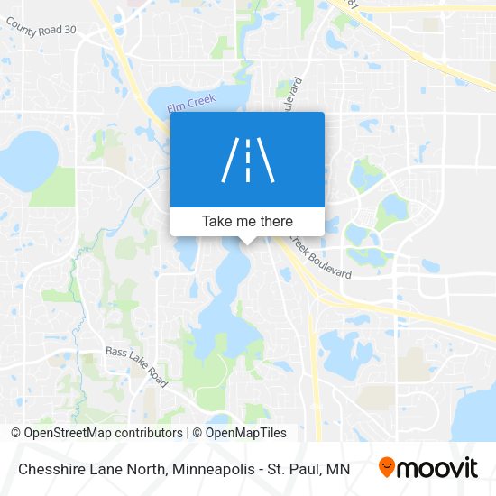 Mapa de Chesshire Lane North