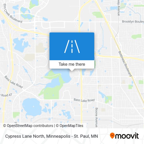 Mapa de Cypress Lane North