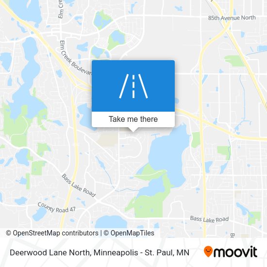 Deerwood Lane North map