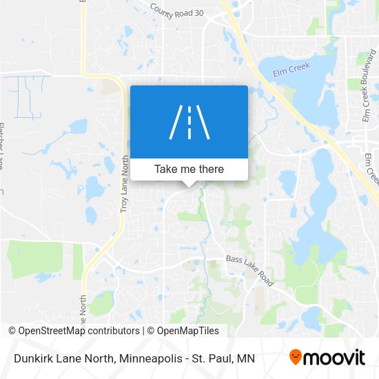Dunkirk Lane North map