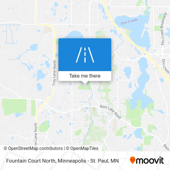 Mapa de Fountain Court North