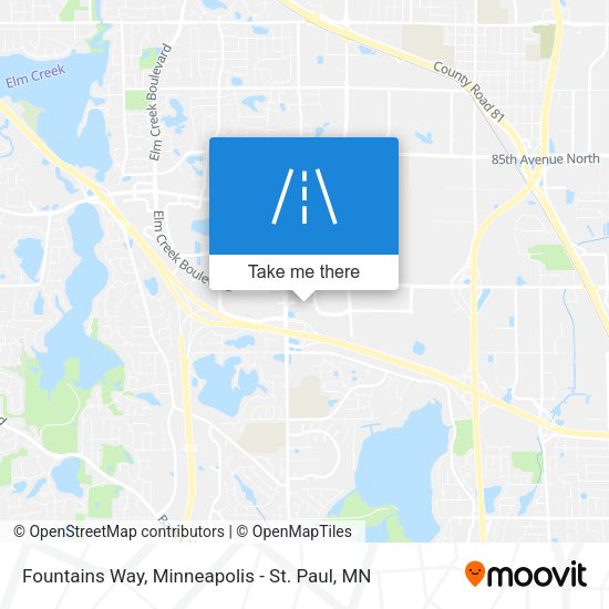 Mapa de Fountains Way