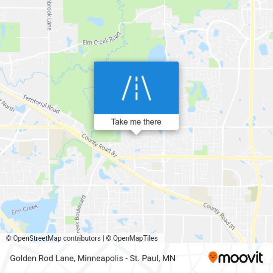 Mapa de Golden Rod Lane