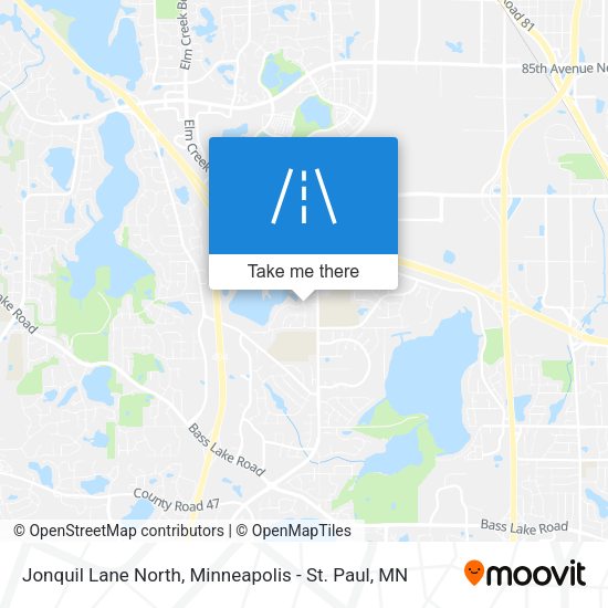 Jonquil Lane North map
