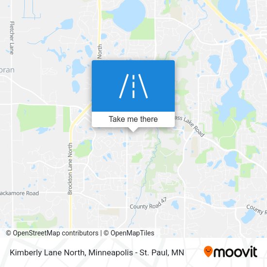 Kimberly Lane North map
