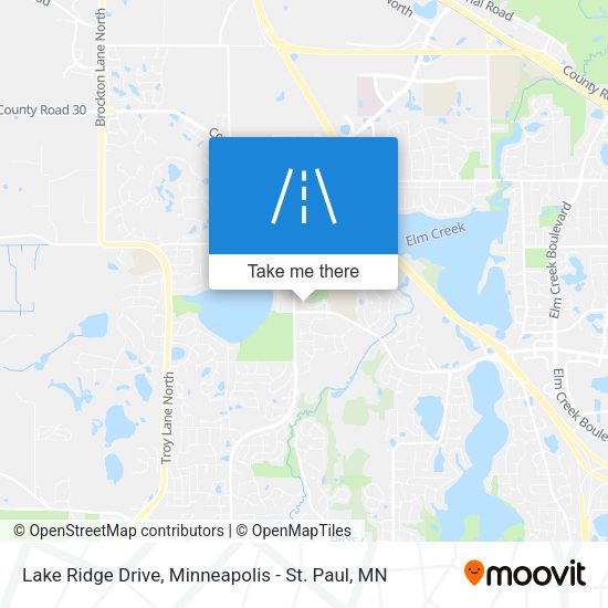 Mapa de Lake Ridge Drive