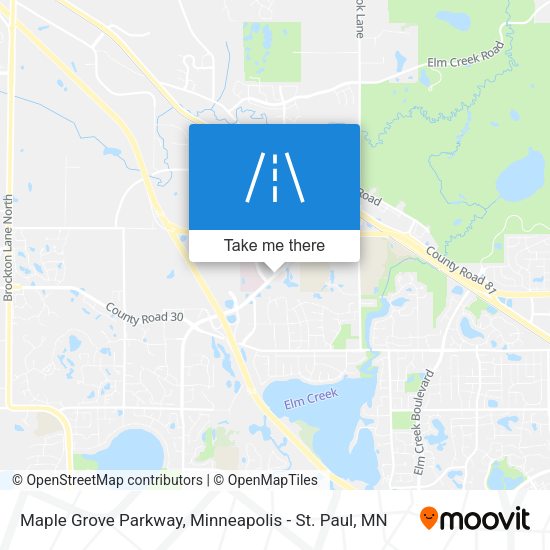 Maple Grove Parkway map