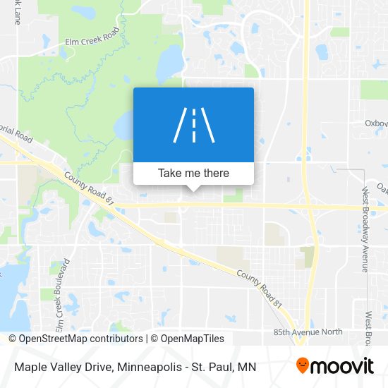 Maple Valley Drive map
