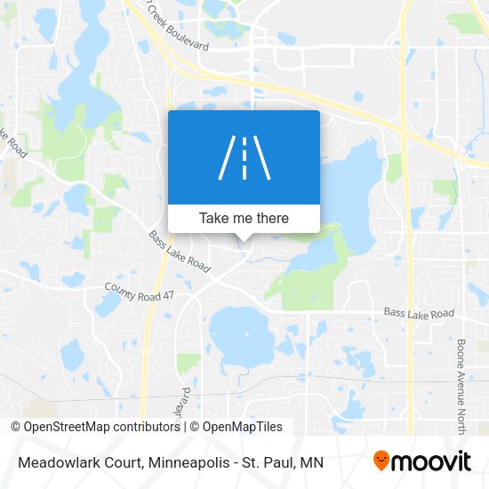 Mapa de Meadowlark Court