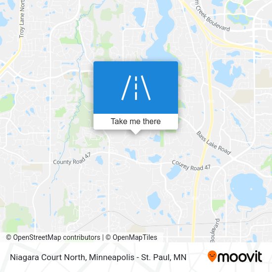 Mapa de Niagara Court North