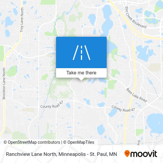 Ranchview Lane North map