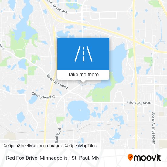 Mapa de Red Fox Drive