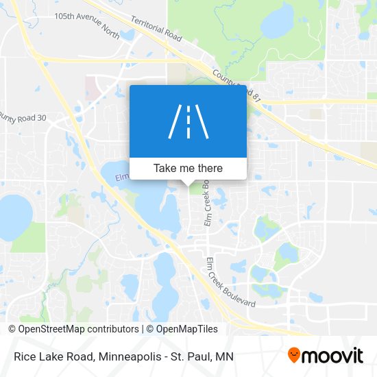 Mapa de Rice Lake Road