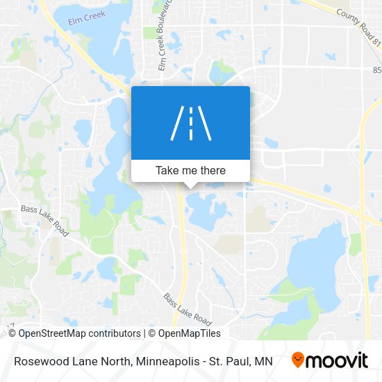 Rosewood Lane North map