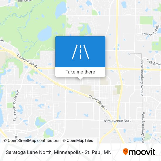 Mapa de Saratoga Lane North