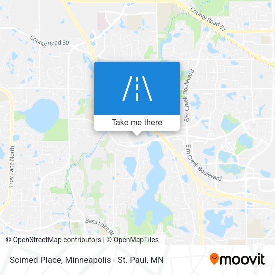 Mapa de Scimed Place