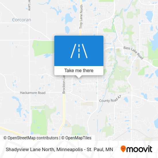 Mapa de Shadyview Lane North