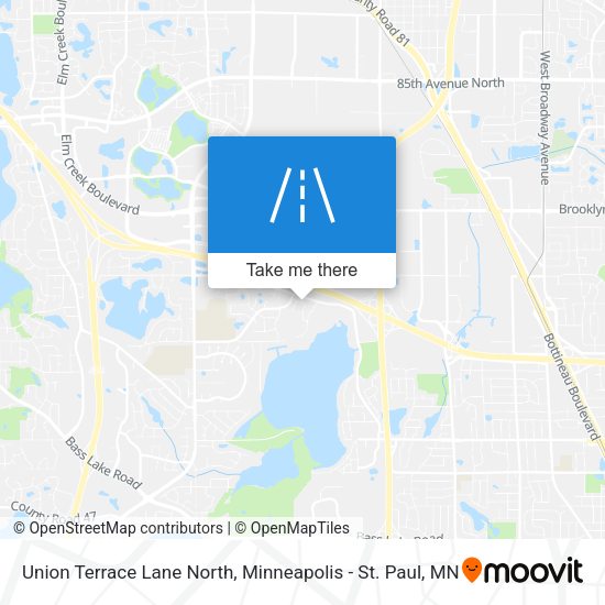 Mapa de Union Terrace Lane North