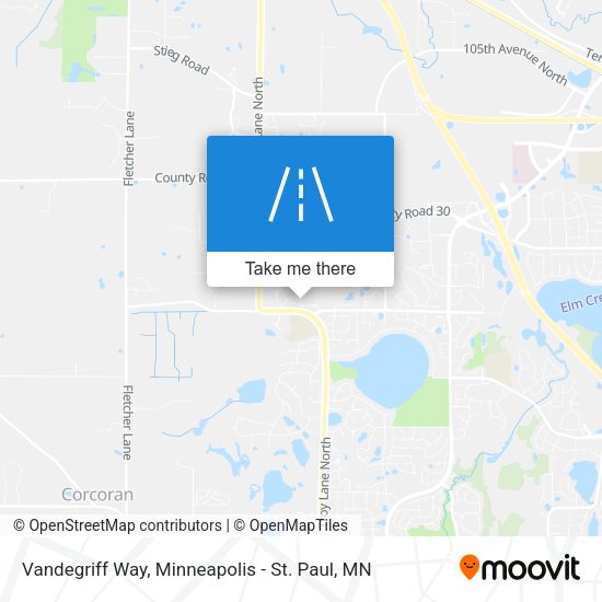 Mapa de Vandegriff Way