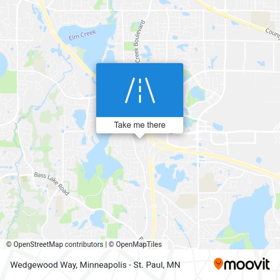 Mapa de Wedgewood Way