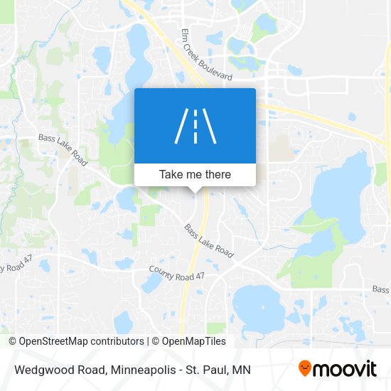 Wedgwood Road map
