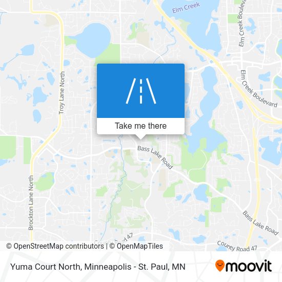 Yuma Court North map