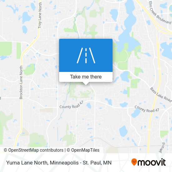 Mapa de Yuma Lane North
