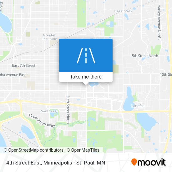 4th Street East map