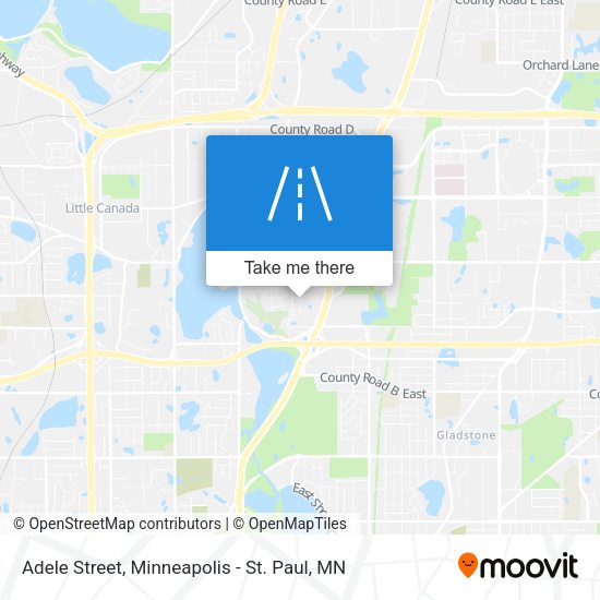 Adele Street map