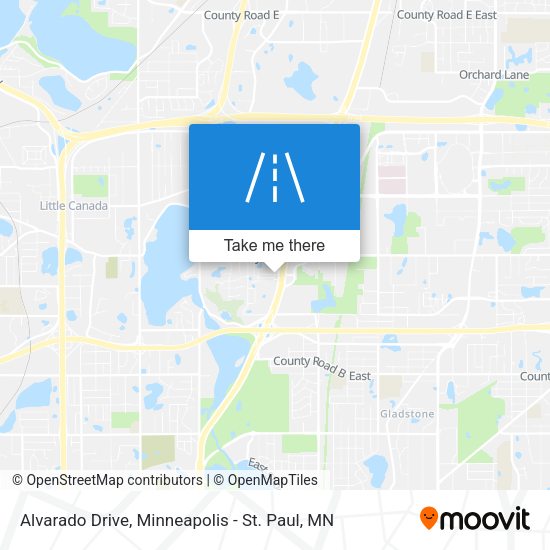 Alvarado Drive map