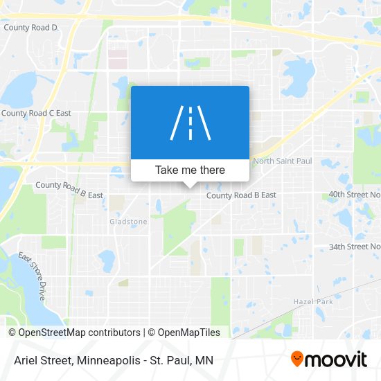 Ariel Street map