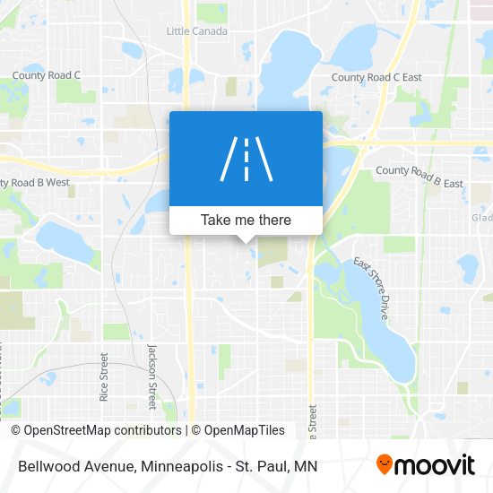 Mapa de Bellwood Avenue