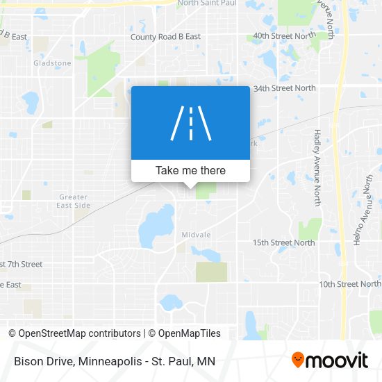 Mapa de Bison Drive