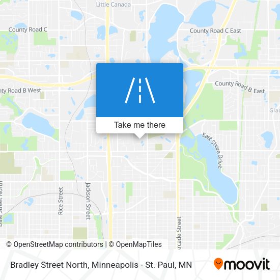 Bradley Street North map