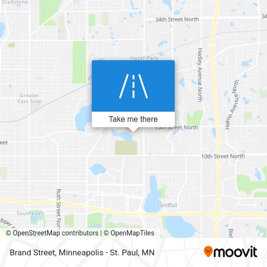 Brand Street map
