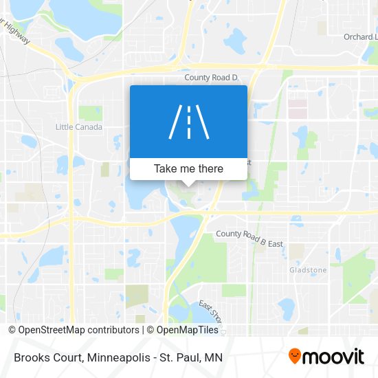 Brooks Court map