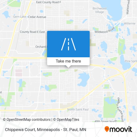 Mapa de Chippewa Court