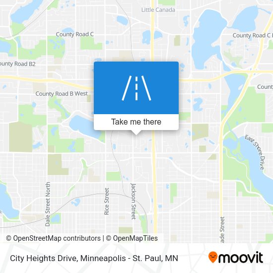 Mapa de City Heights Drive