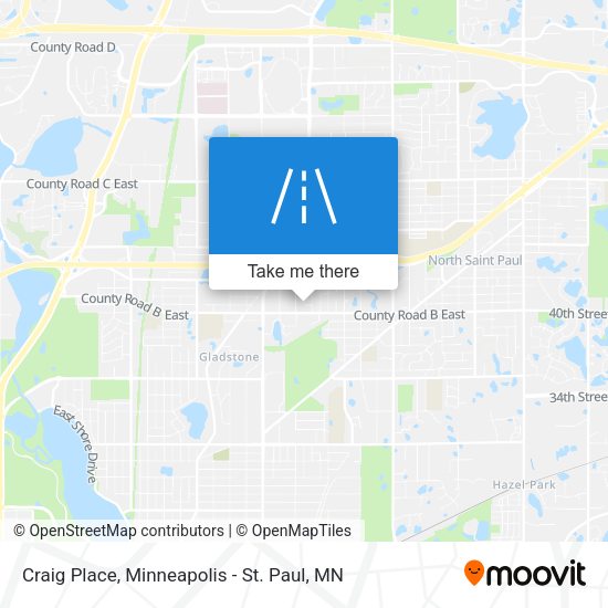 Craig Place map
