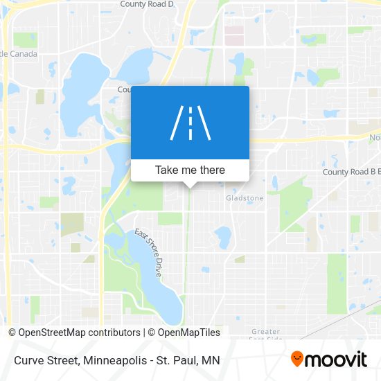 Mapa de Curve Street