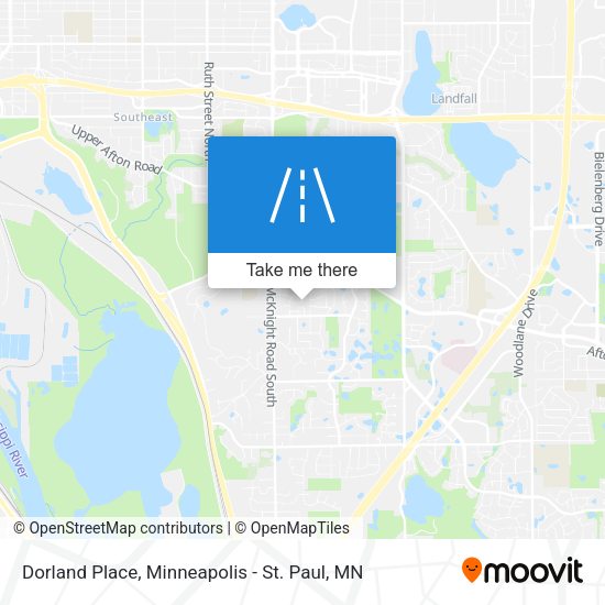 Dorland Place map