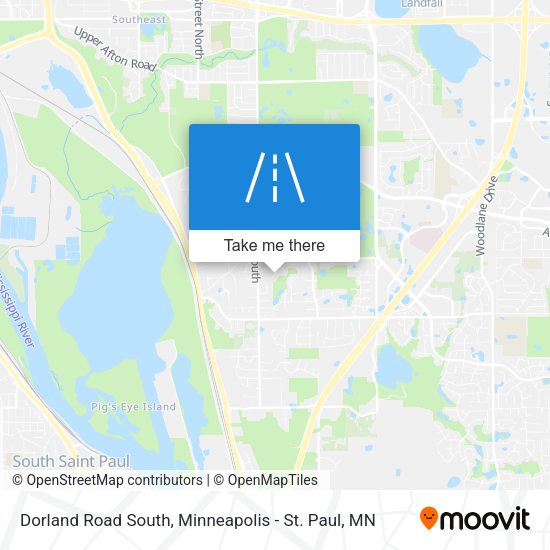Dorland Road South map